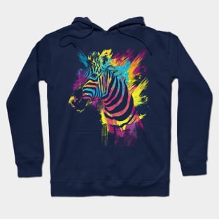 Zebra Splatters Hoodie